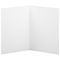 JAM Paper 4.62" x 6.25" Bright White Wove Panel Blank Foldover Cards